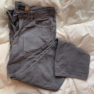 Slim straight leg cords